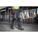 Milwaukee 7.5 in. L X 8 in. W Performance Knee Pads Black/Red One Size Fits Most