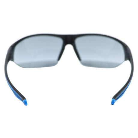 General Electric 06 Series Anti-Fog Impact-Resistant Safety Glasses Smoke Lens Black/Blue Frame 1 pk