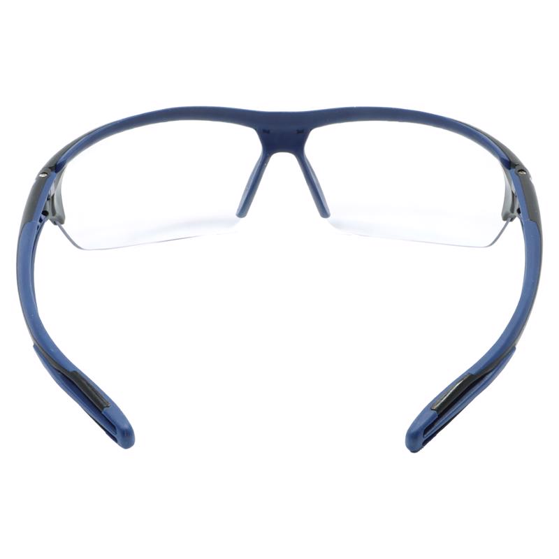 General Electric 09 Series Anti-Fog Impact-Resistant Safety Glasses Clear Lens Black/Blue Frame 1 pk