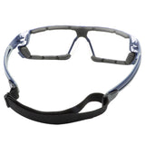 General Electric 11S Series Anti-Fog Impact-Resistant Safety Glasses Clear Lens Blue/Gray Frame 1 pk