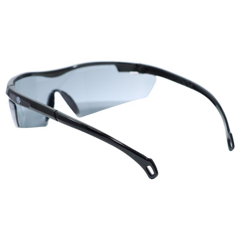 General Electric 01 Series Anti-Fog Impact-Resistant Safety Glasses Smoke Lens Black Frame 1 pk
