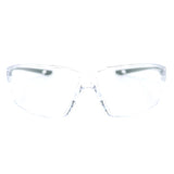 General Electric 03 Series Impact-Resistant Safety Glasses Clear Lens Gray Frame 1 pk