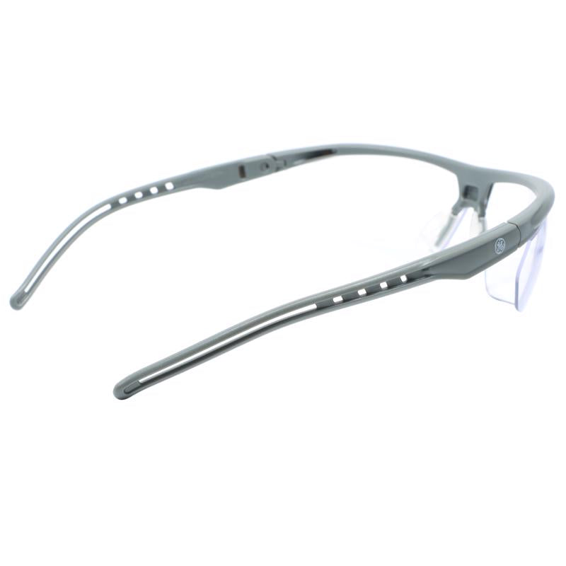 General Electric 08 Series Impact-Resistant Safety Glasses Clear Lens Black Frame 1 pk
