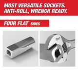 Milwaukee 3/8 in. drive Metric and SAE Mechanics Socket and Ratchet Set 56 pc