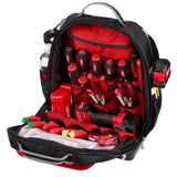 Milwaukee Ultimate Jobsite 18 in. W X 20 in. H Ballistic Nylon Backpack 48 pocket Black/Red 1 pc