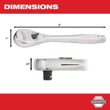 Milwaukee 1/4 in. drive Ratchet 90 teeth