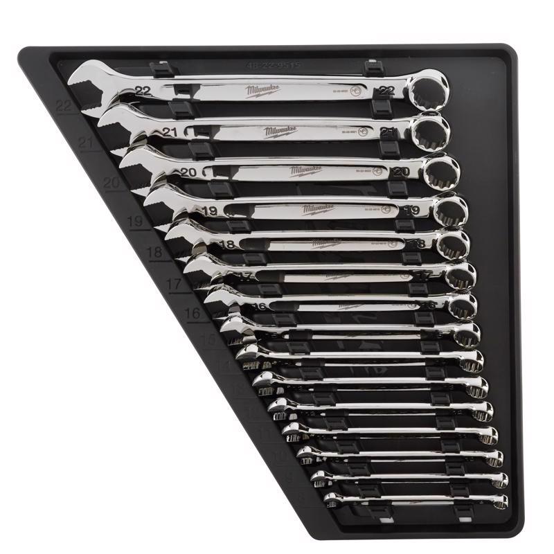 15PC COMBO WRENCH KT MET