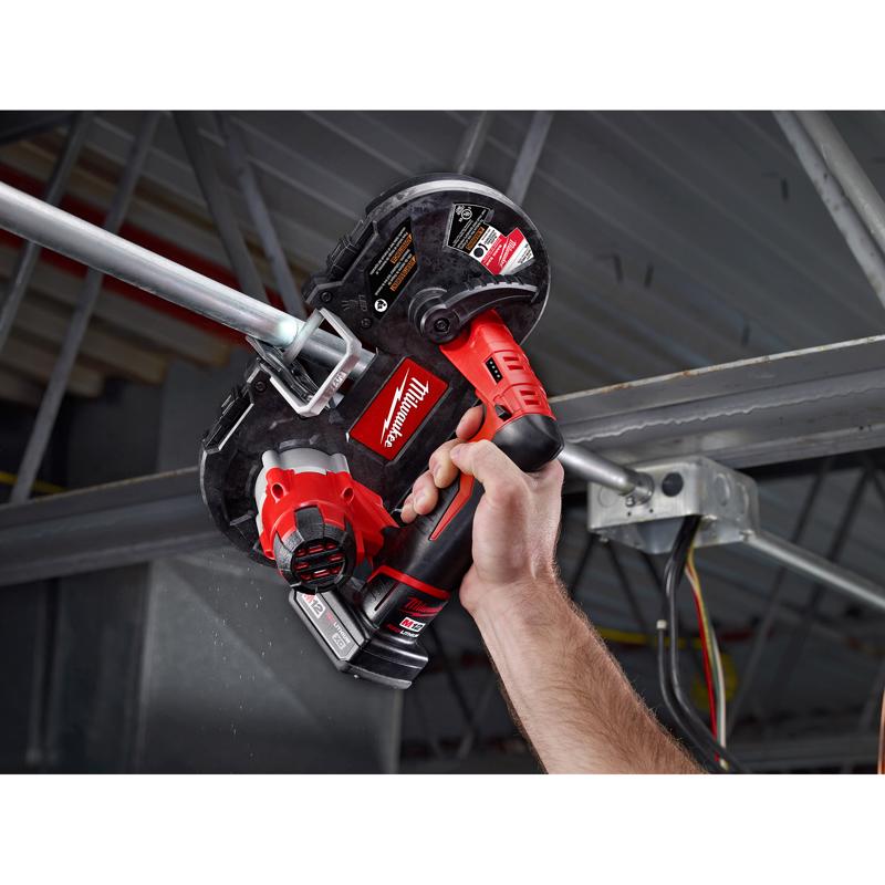 Milwaukee M12 Cordless Brushed 1-5/8 in. Band Saw Kit (Battery & Charger)