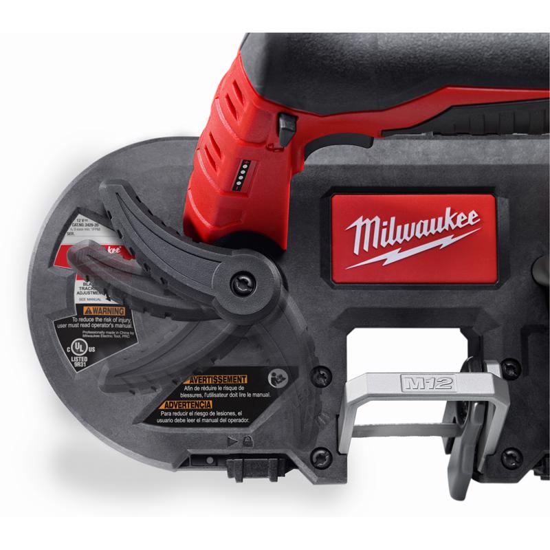 Milwaukee M12 Cordless Brushed 1-5/8 in. Band Saw Kit (Battery & Charger)