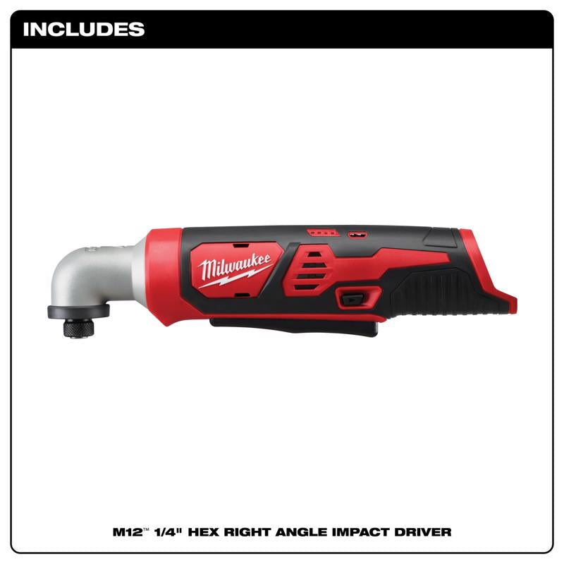 Milwaukee M12 1/4 in. Cordless Brushed Impact Driver Tool Only