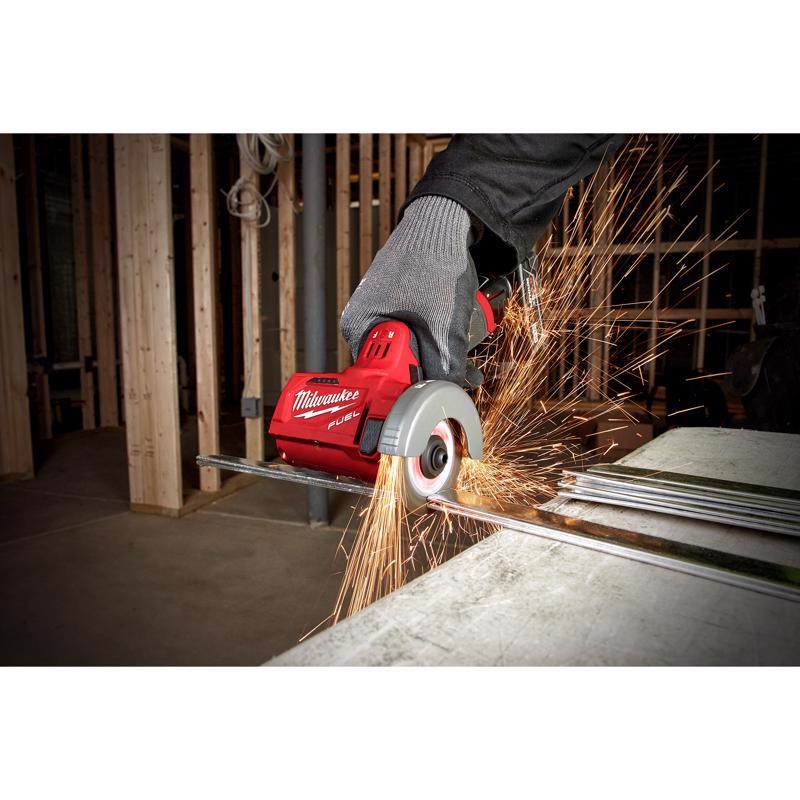 Milwaukee M12 FUEL 3 in. Cordless Brushless Compact Cut-Off Tool Kit (Battery & Charger)