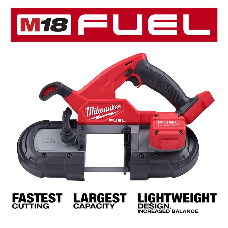 Milwaukee M18 FUEL Cordless Brushless 3-1/4 in. Compact Band Saw Tool Only