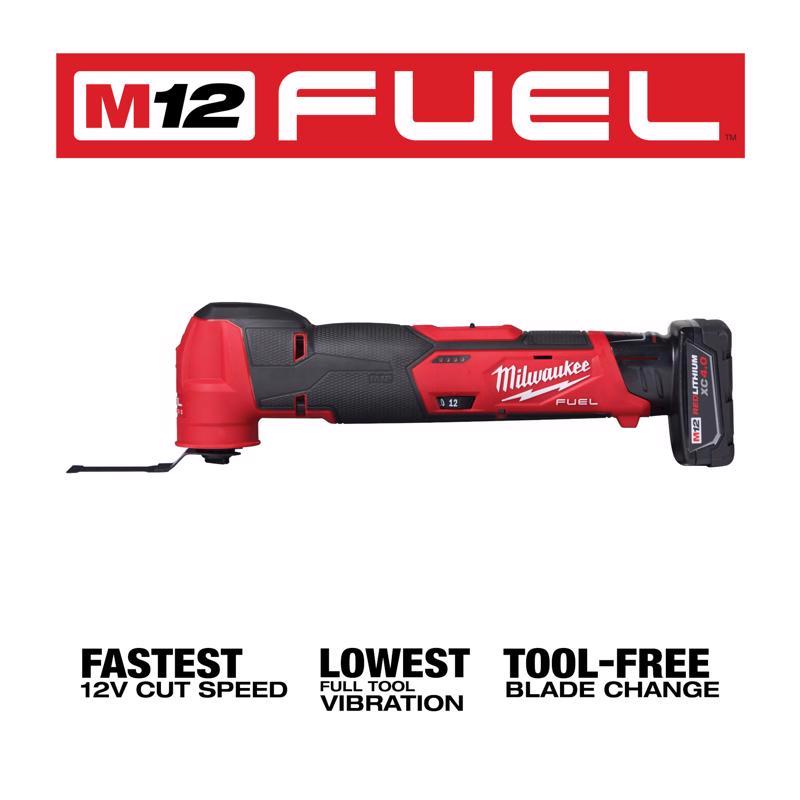 Milwaukee M12 FUEL Cordless Oscillating Multi-Tool Kit (Battery & Charger)