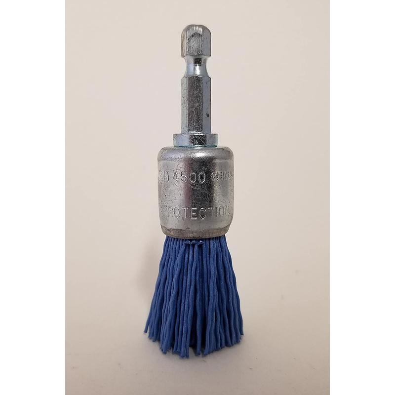 Dico NYALOX 3/4 in. Fine Crimped Mandrel Mounted Cup End Brush Nylon 4500 rpm 1 pc