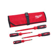 SCREWDRIVER SET ST BK/RD