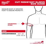 Milwaukee Cut-Resistant Arm Sleeve Red