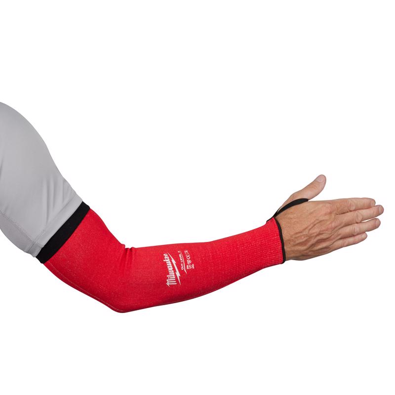 Milwaukee Cut-Resistant Arm Sleeve Red