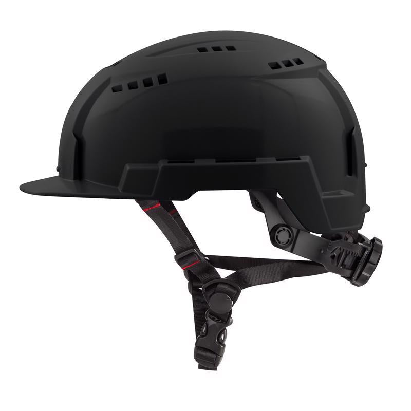 Milwaukee BOLT Ratchet Type II Class C Safety Helmet Black Vented