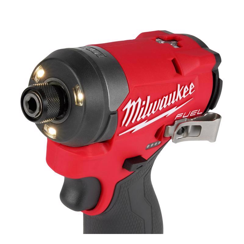 Milwaukee M12 FUEL 1/4 in. Cordless Brushless Impact Driver Kit (Battery & Charger)