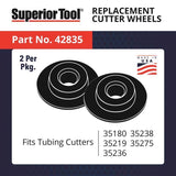 Superior Tool Pipe Cutter Black/Silver