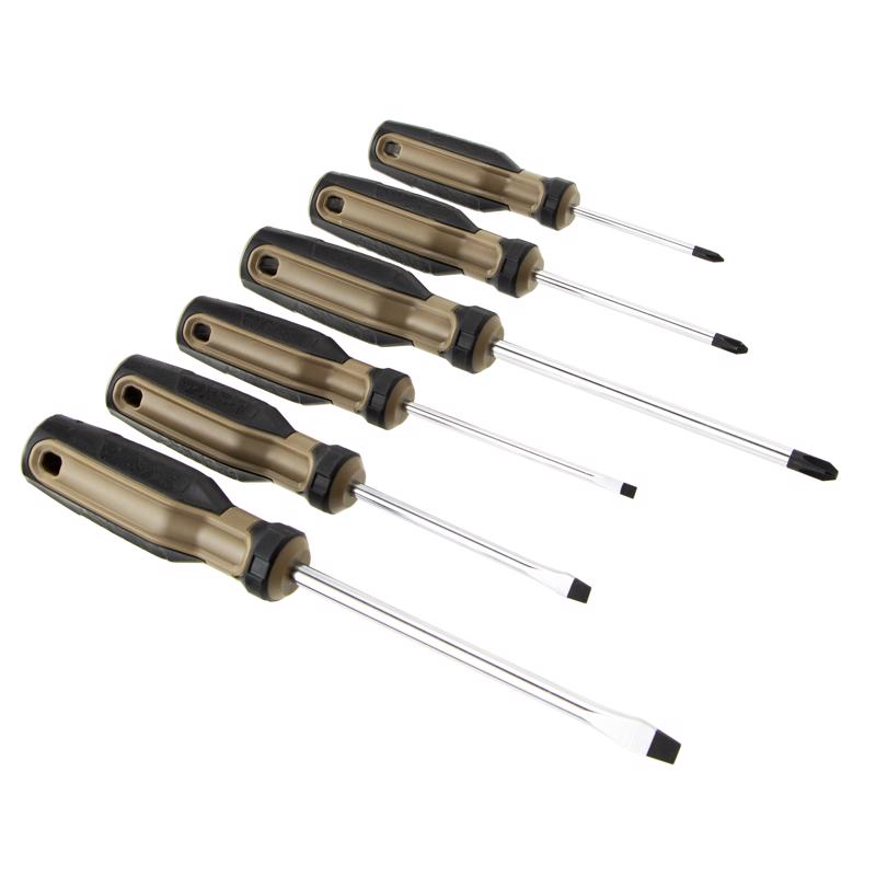 Spec Ops Phillips/Slotted Screwdriver Set 6 pc
