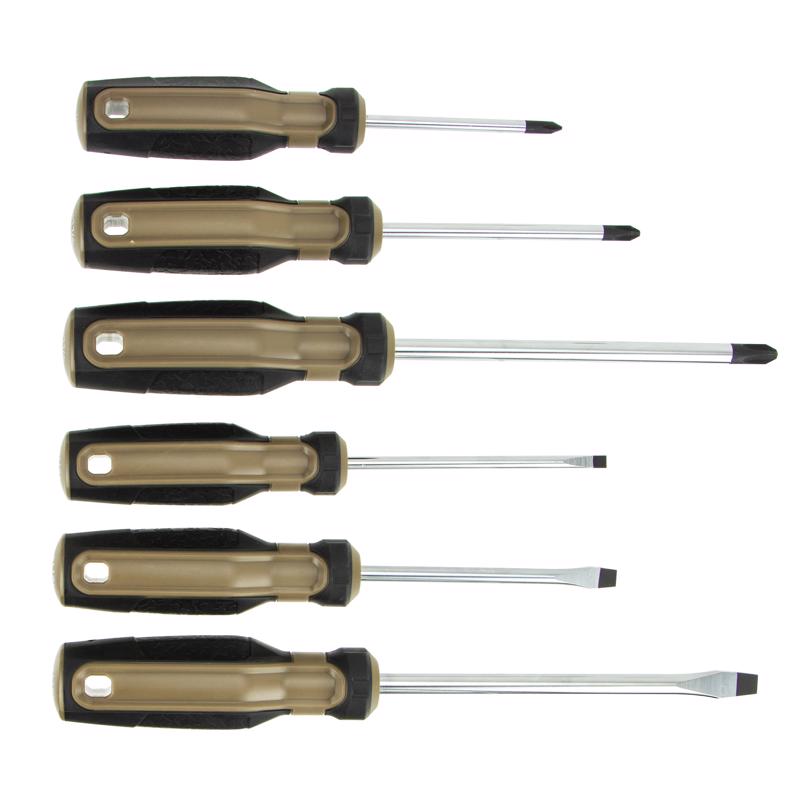 Spec Ops Phillips/Slotted Screwdriver Set 6 pc