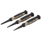 NAIL SET BLACK HCS 3PC