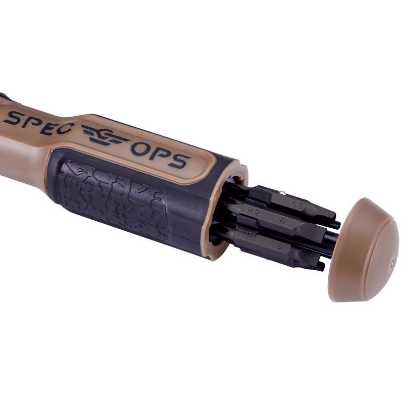Spec Ops 3.5 in. L Ratcheting Screwdriver 1 pk