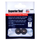 Superior Tool Replacement Cutter Wheel Black 2 pc