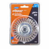 WIRE WHEEL BRUSH KNOT 4"