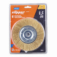 WIRE WHEEL BRUSH CRSE 6"