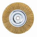Norton Clipper 6 in. Coarse Crimped Wire Wheel Brush Brass 4500 rpm 1 pc