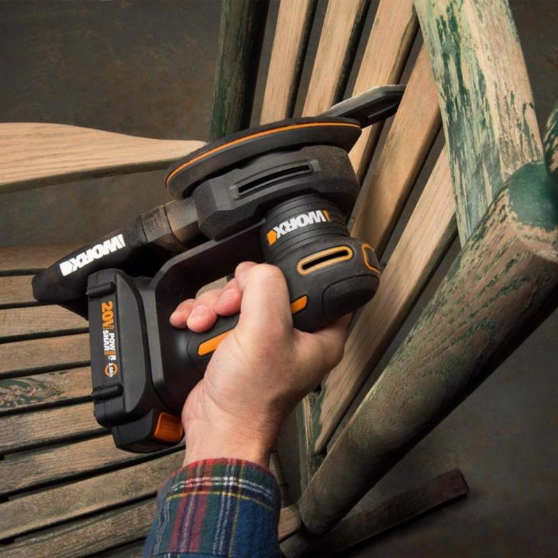 Worx 20V Cordless Detail Sander Kit (Battery & Charger)