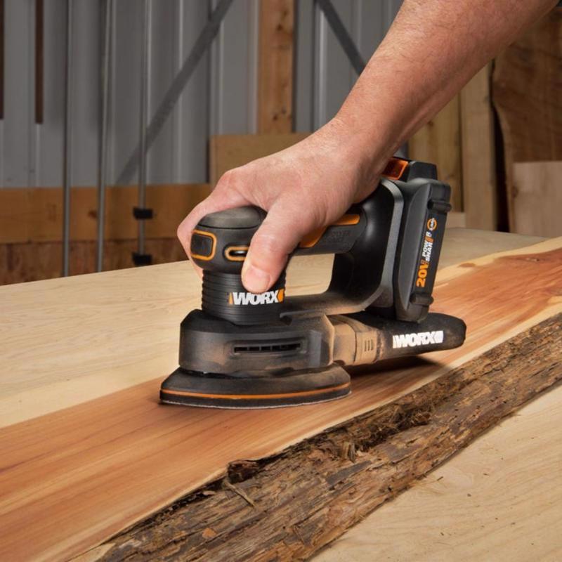 Worx 20V Cordless Detail Sander Kit (Battery & Charger)