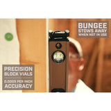 Spec Ops 48 in. Aluminum Box Beam Level with Bungee 3 vial
