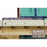 Spec Ops 48 in. Aluminum Box Beam Level with Bungee 3 vial
