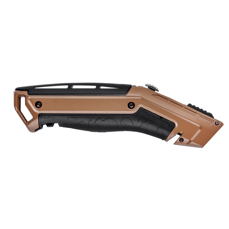 Spec Ops 7 in. Retractable Fixed Utility Knife Black 1 pc