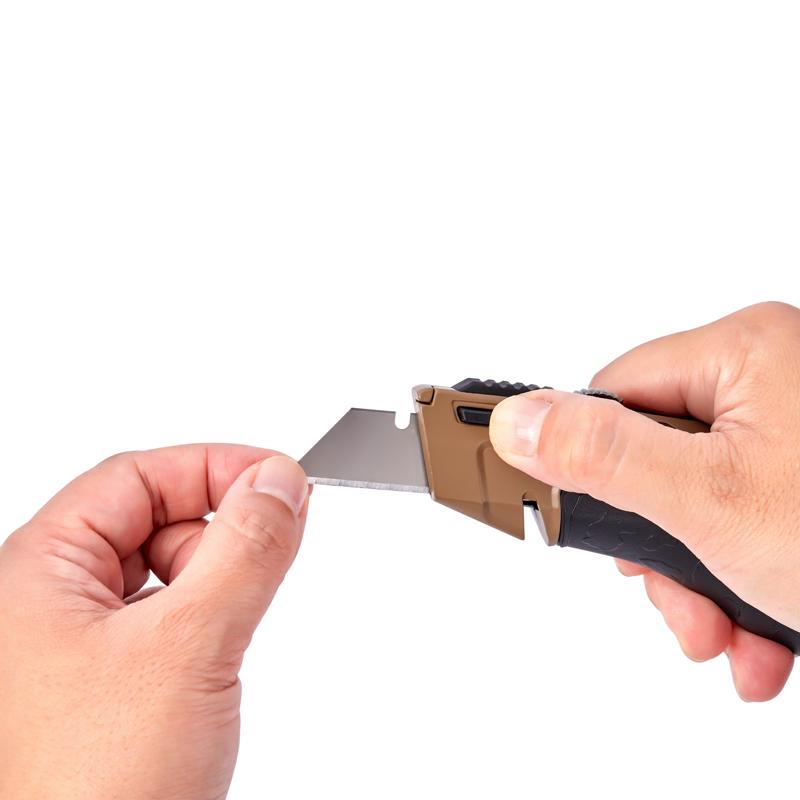 Spec Ops 7 in. Retractable Fixed Utility Knife Black 1 pc