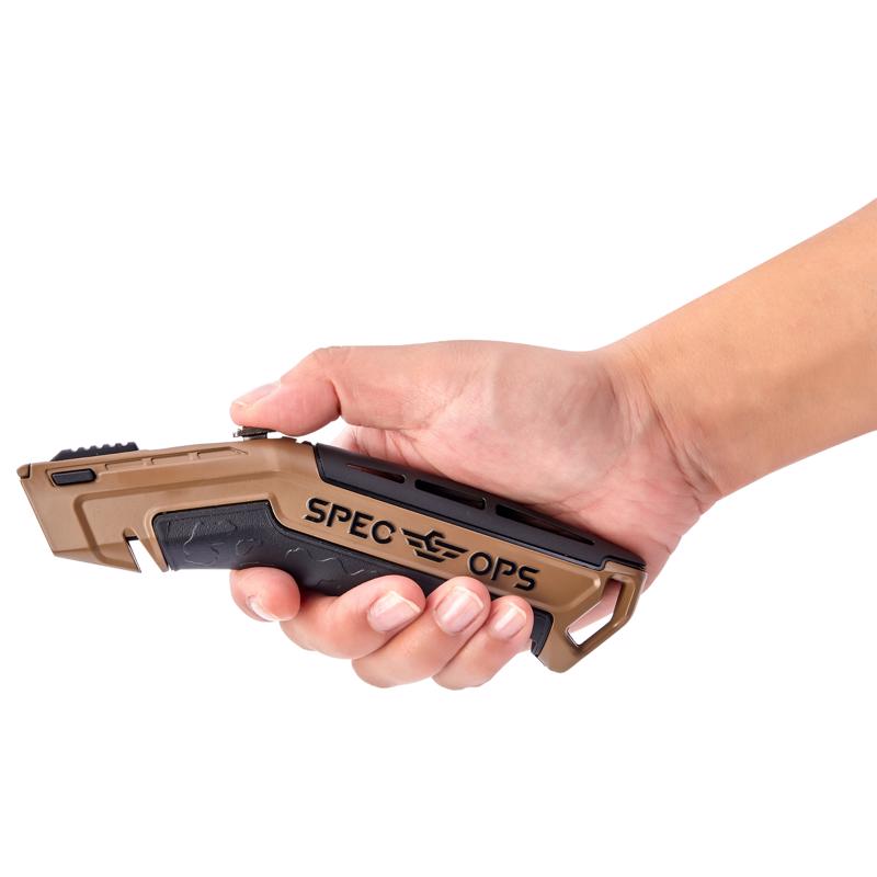 Spec Ops 7 in. Retractable Fixed Utility Knife Black 1 pc
