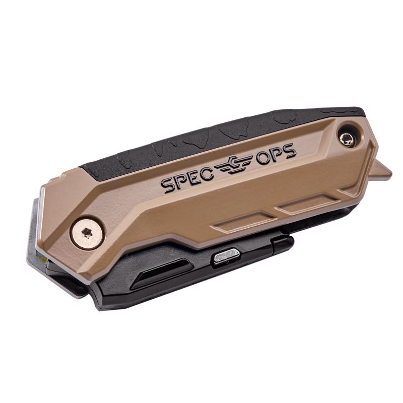 Spec Ops 6 in. Folding Fixed Utility Knife Black 1 pc