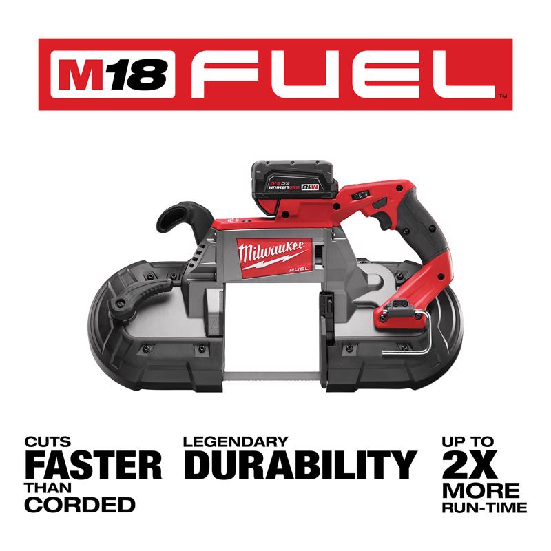 Milwaukee M18 FUEL Cordless Brushless 5 in. Deep Cut Band Saw Kit (Battery & Charger)