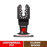 Diablo 2-1/2 in. W Bi-Metal Curved Contact Edge Oscillating Blade Clean Wood 1 pk