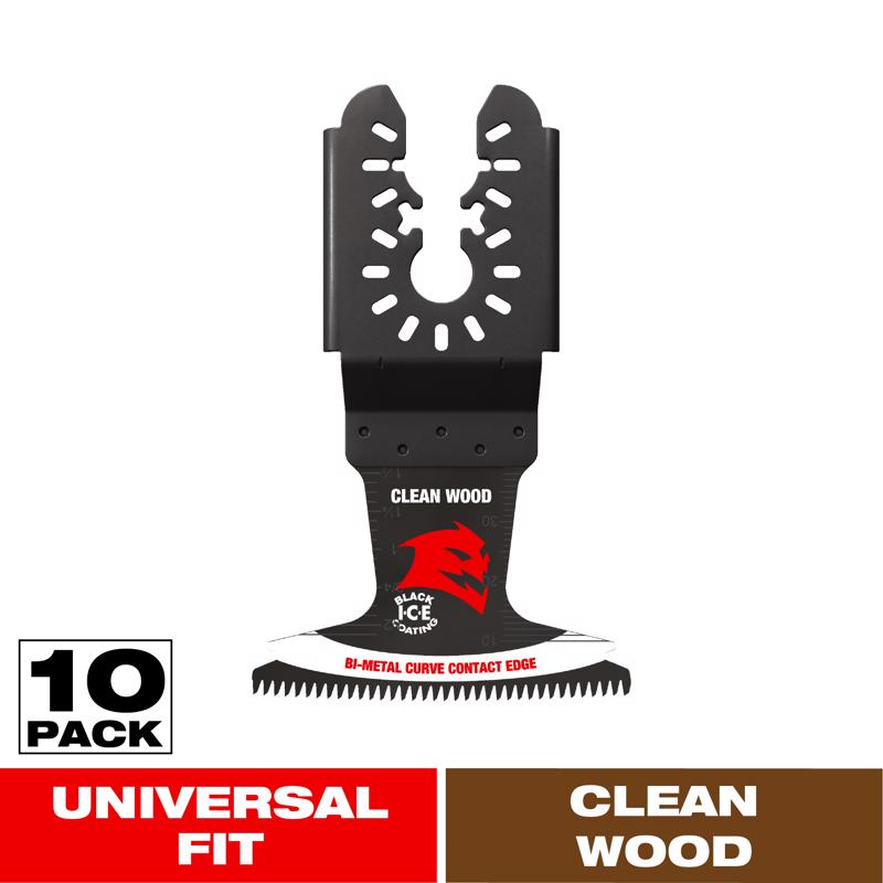 Diablo 2-1/2 in. W Bi-Metal Curved Contact Edge Oscillating Blade Clean Wood 10 pk