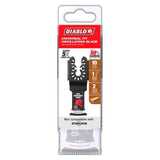 Diablo 1-1/4 in. W Bi-Metal Curved Contact Edge Oscillating Blade Clean Wood 10 pk