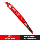 Diablo Demon Amped 9 in. Carbide Reciprocating Saw Blade 6/9 TPI 1 pk