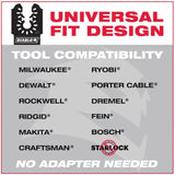 Diablo 1-1/4 in. W Carbide Grit Oscillating Sanding Plate 1 pk