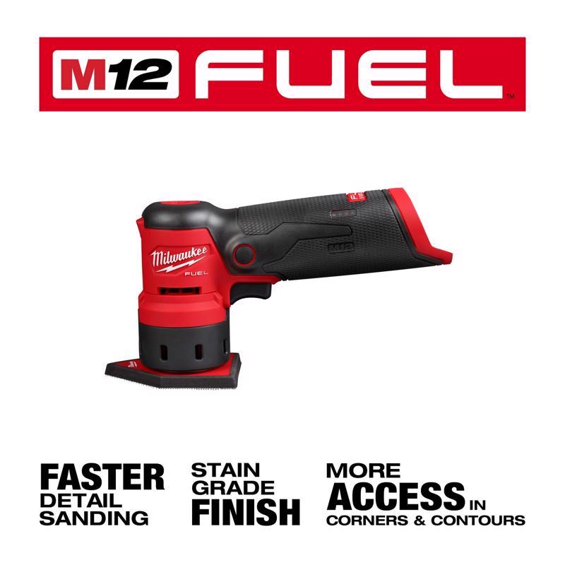 Milwaukee M12 FUEL Cordless Orbital Sander Tool Only