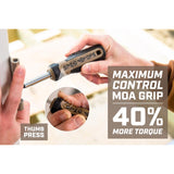 Spec Ops Tools 3.25 in. L 6 in 1 Multi Bit Screwdriver 1 pc