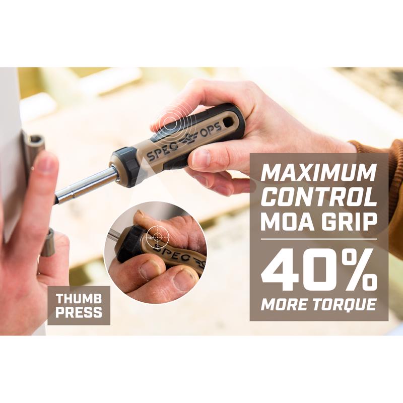 Spec Ops Tools 3.25 in. L 6 in 1 Multi Bit Screwdriver 1 pc