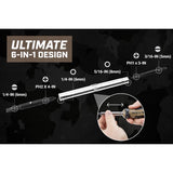 Spec Ops Tools 3.25 in. L 6 in 1 Multi Bit Screwdriver 1 pc